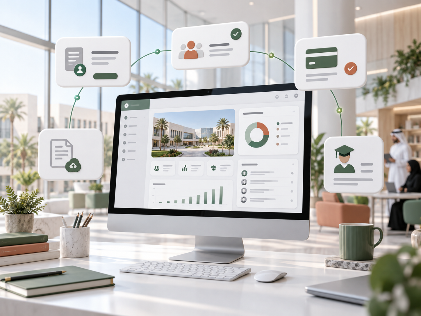 Lagos Business School connected education operating flow spanning applications admissions payments documents and student services